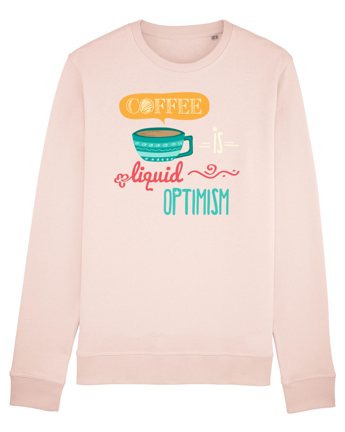 Bluză mânecă lungă Unisex Rise Candy Pink