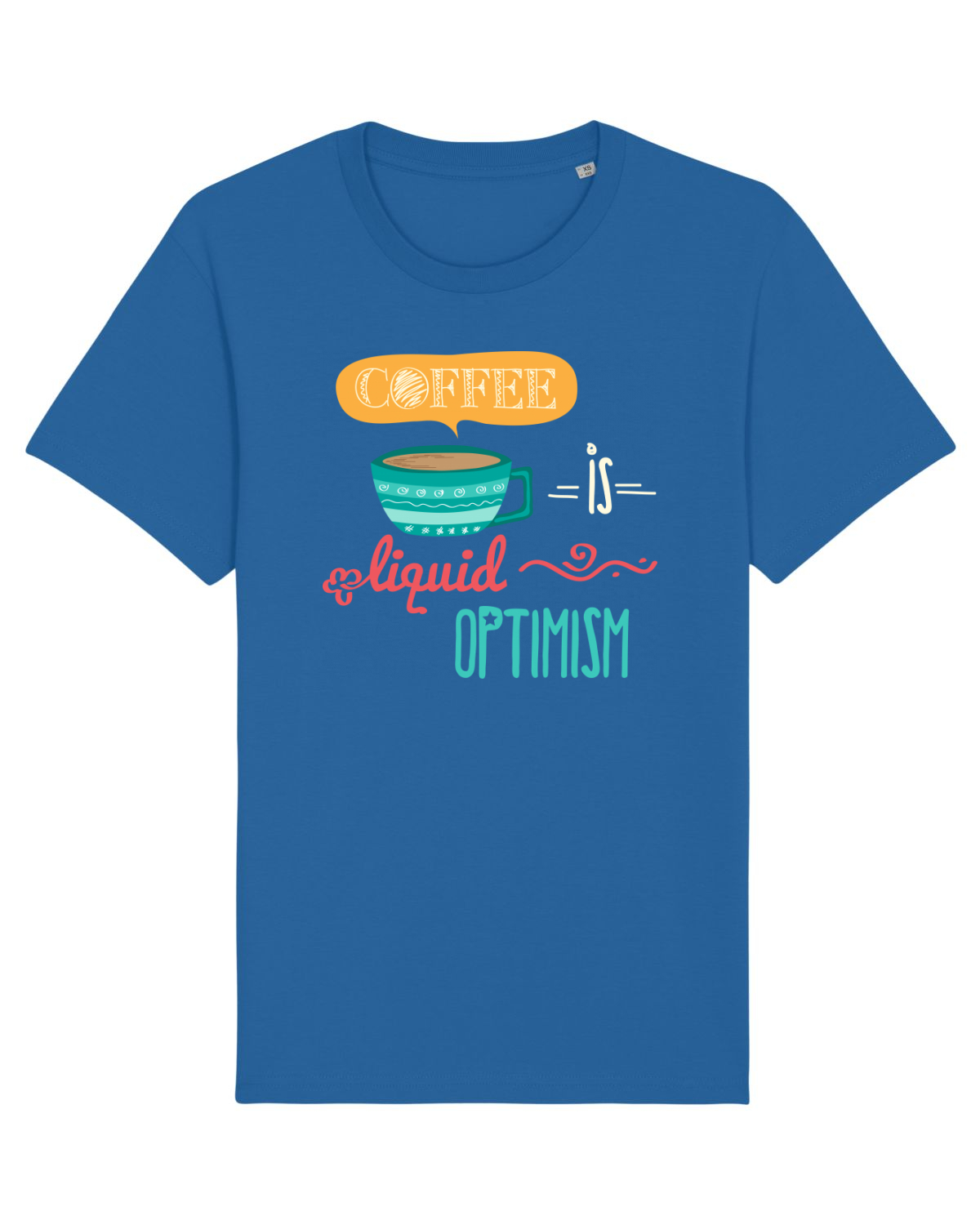 Tricou mânecă scurtă Unisex Rocker Royal Blue
