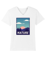 Nature Tricou mânecă scurtă guler V Bărbat Presenter