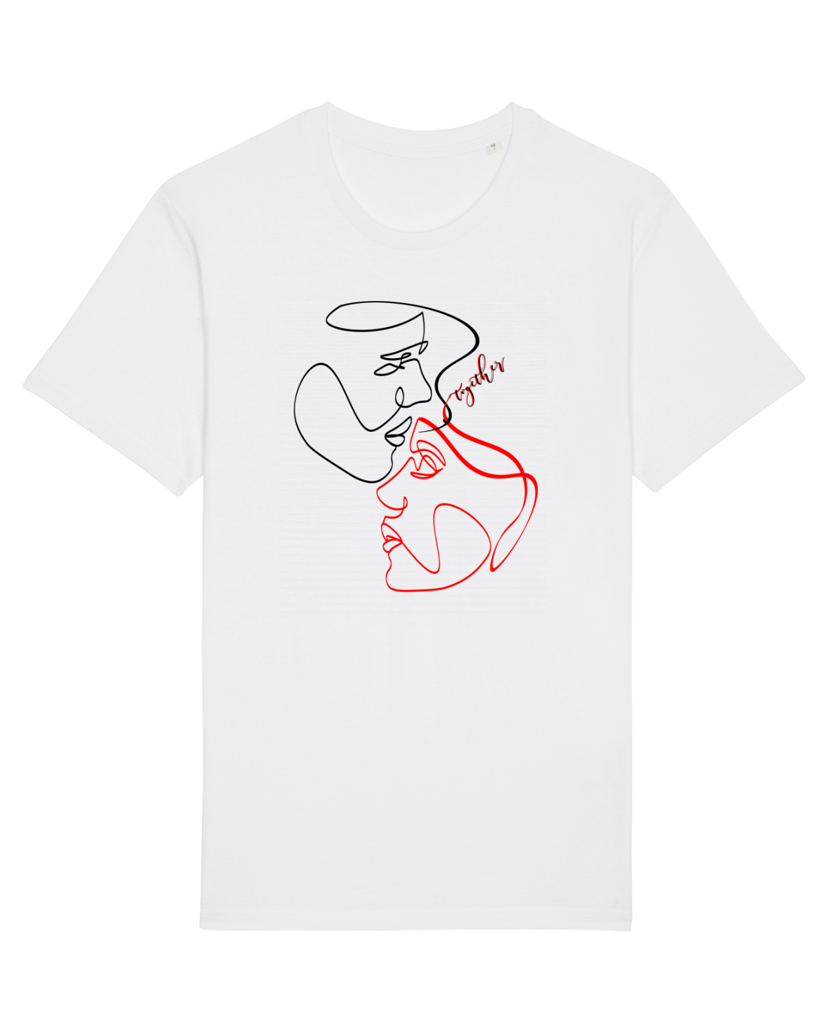 Tricou mânecă scurtă Unisex Rocker White