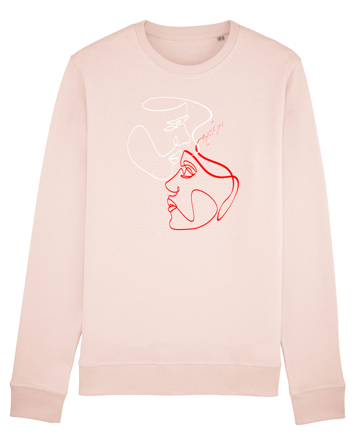 Bluză mânecă lungă Unisex Rise Candy Pink