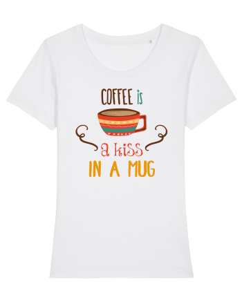 Cafeaua e un sărut într-o ceașcă White