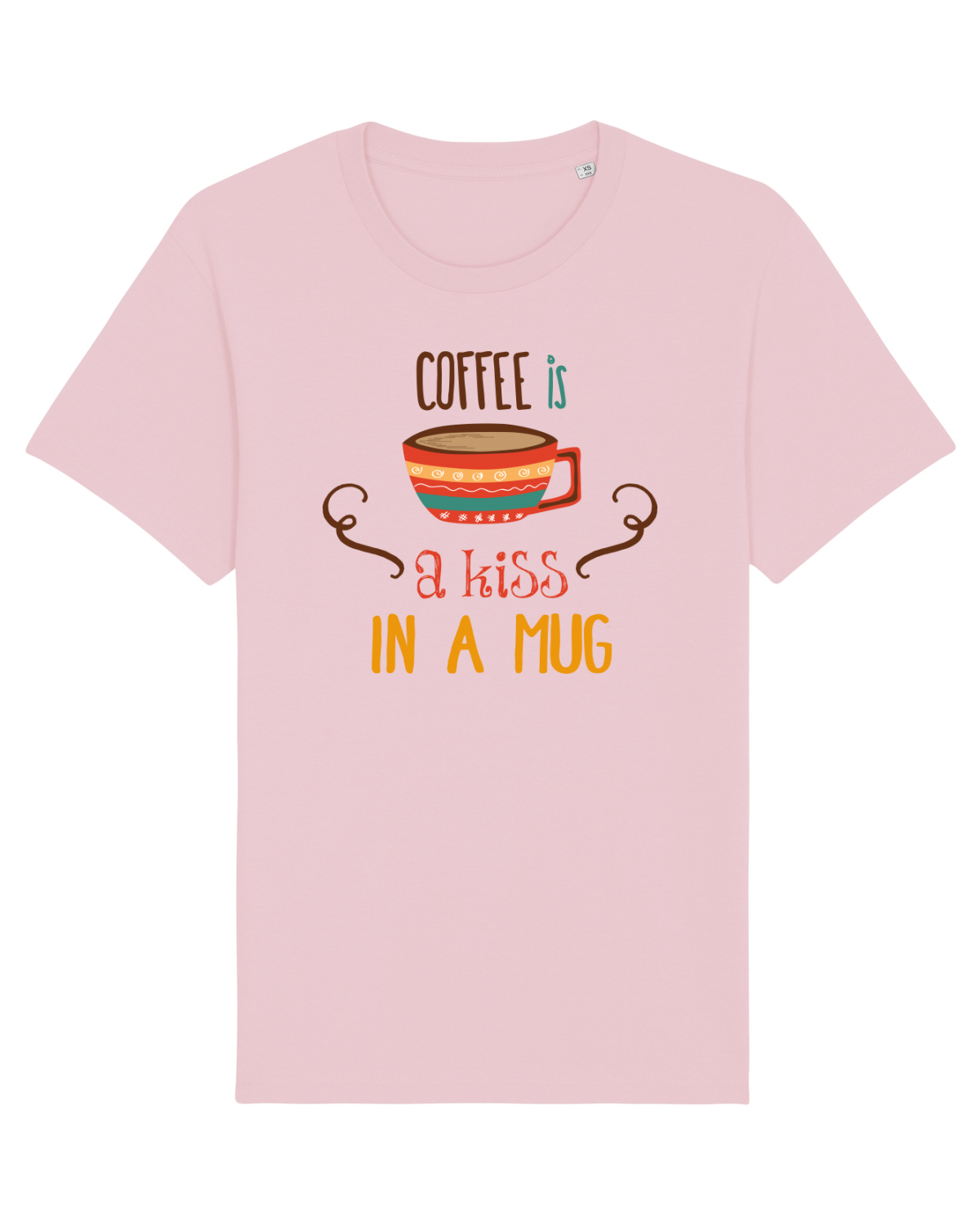 Tricou mânecă scurtă Unisex Rocker Cotton Pink