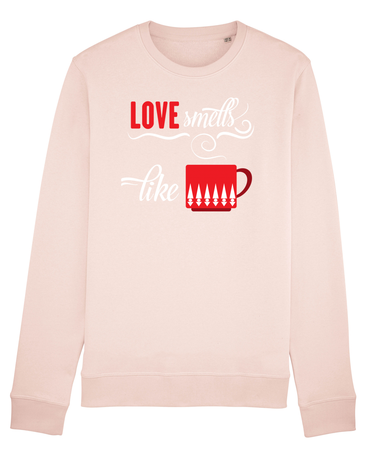 Bluză mânecă lungă Unisex Rise Candy Pink