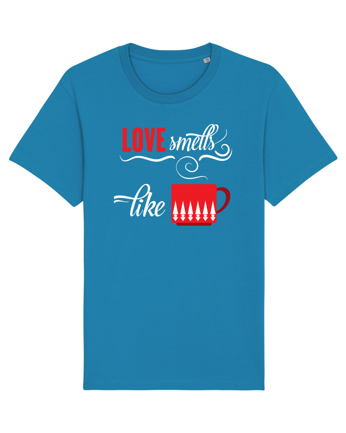 Tricou mânecă scurtă Unisex Rocker Azur