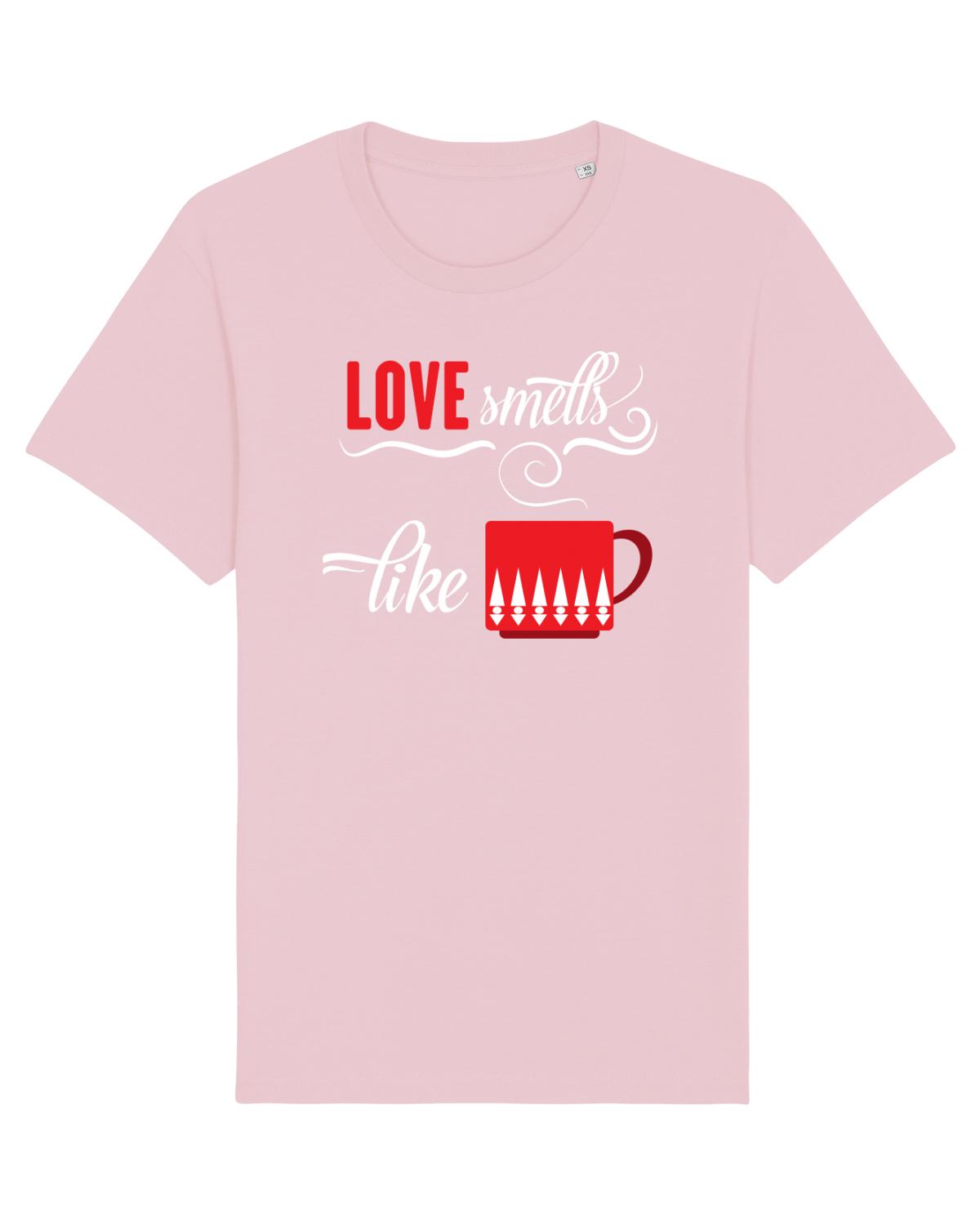 Tricou mânecă scurtă Unisex Rocker Cotton Pink