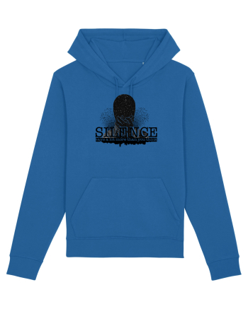 SILENCE says a lot more than you think Royal Blue