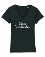 Chaos Coordinator Tricou mânecă scurtă guler V Damă Evoker