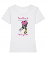 Heart Brake, Money Talk Tricou mânecă scurtă guler larg fitted Damă Expresser