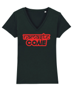 Namaste Tricou mânecă scurtă guler V Damă Evoker