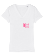 Ego Tricou mânecă scurtă guler V Damă Evoker