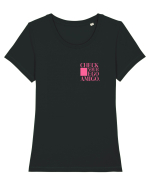 Ego Tricou mânecă scurtă guler larg fitted Damă Expresser