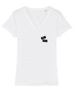 DE CE Tricou mânecă scurtă guler V Damă Evoker
