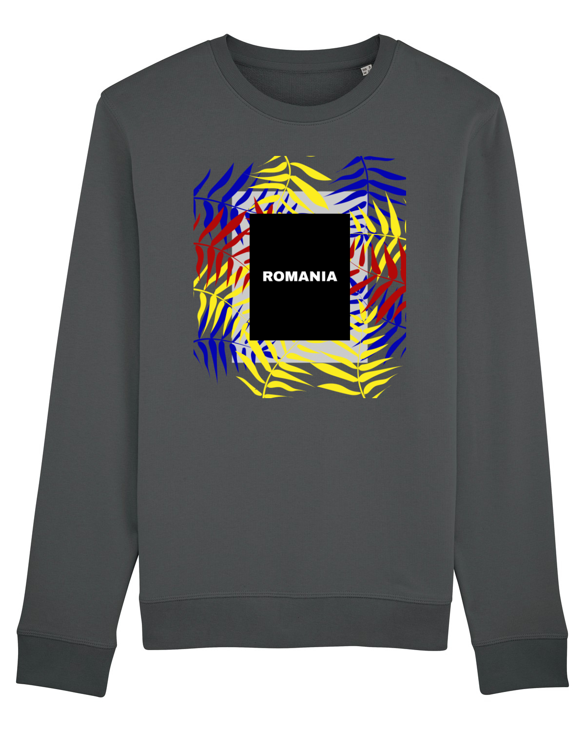 Bluză mânecă lungă Unisex Rise Anthracite