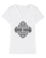 Trauma Buddies Tricou mânecă scurtă guler V Damă Evoker