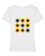Sunflower Game Tricou mânecă scurtă guler larg fitted Damă Expresser