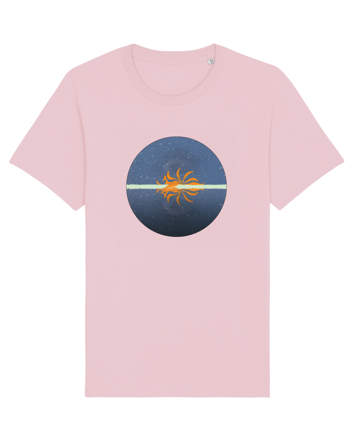 Tricou mânecă scurtă Unisex Rocker Cotton Pink