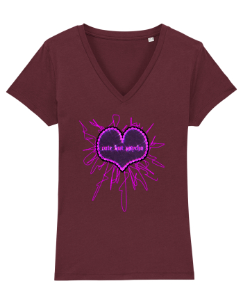 Cute But Psycho Burgundy