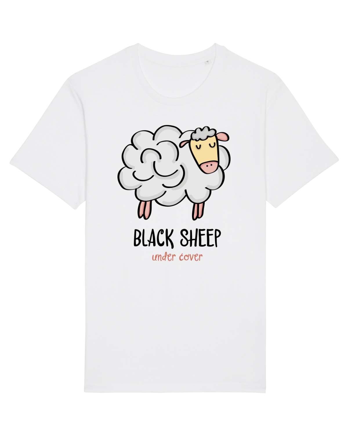Tricou mânecă scurtă Unisex Rocker White