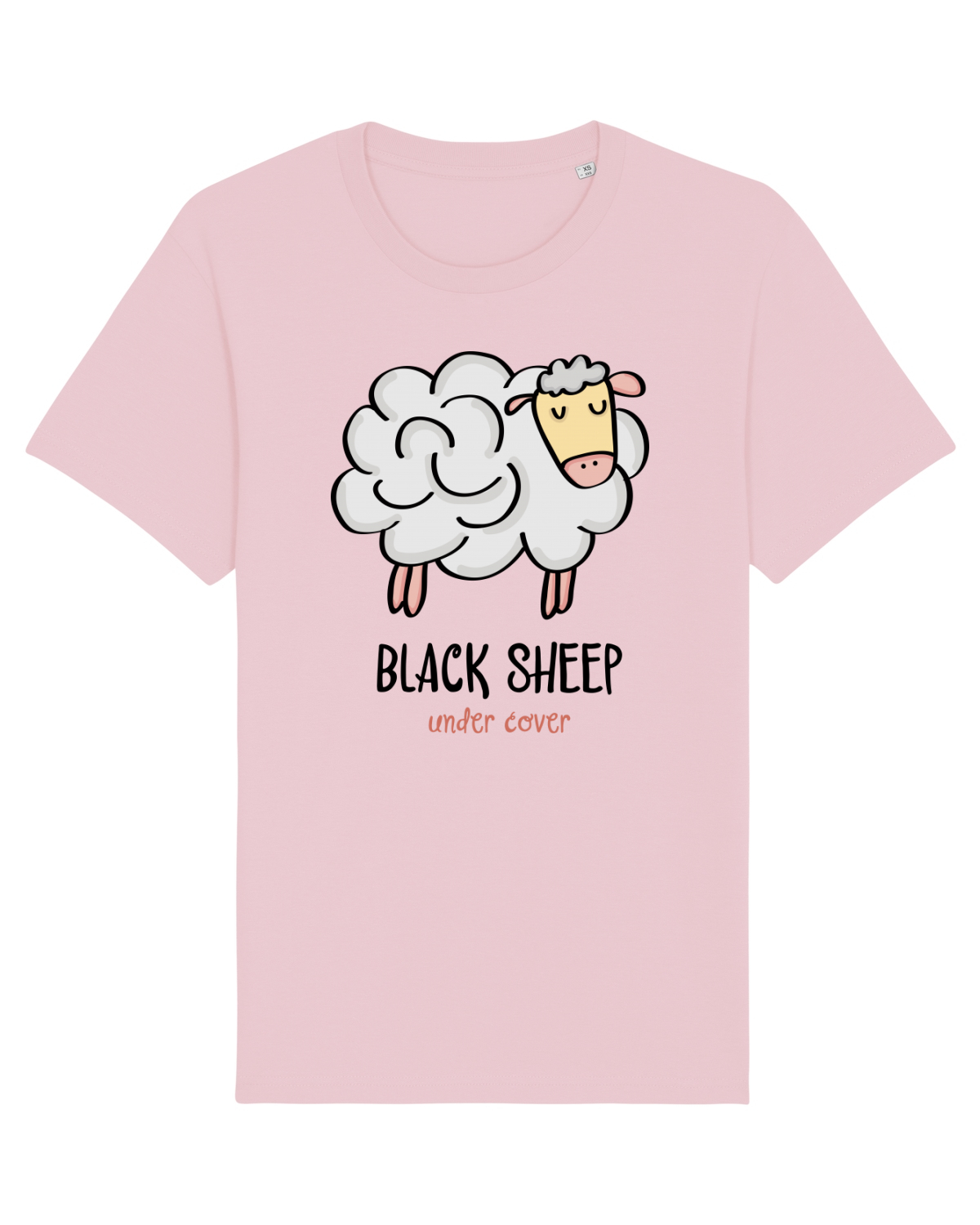 Tricou mânecă scurtă Unisex Rocker Cotton Pink