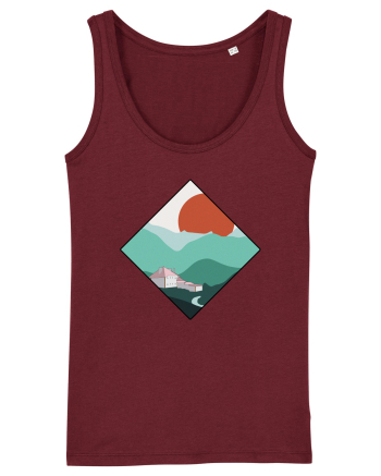 Cabana dintre munti Burgundy