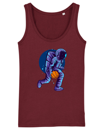 Astronaut can dunk Burgundy