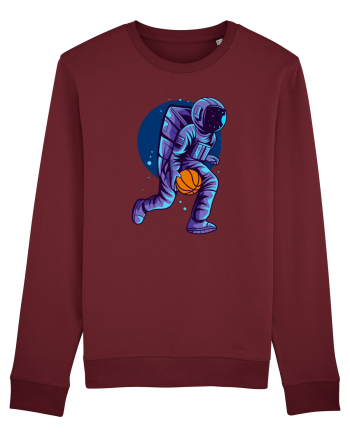 Astronaut can dunk Burgundy
