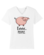 Asocial Tricou mânecă scurtă guler V Bărbat Presenter