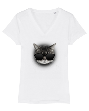 Gangsta cat White