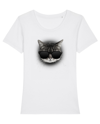 Gangsta cat White