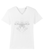 Elements Tricou mânecă scurtă guler V Bărbat Presenter