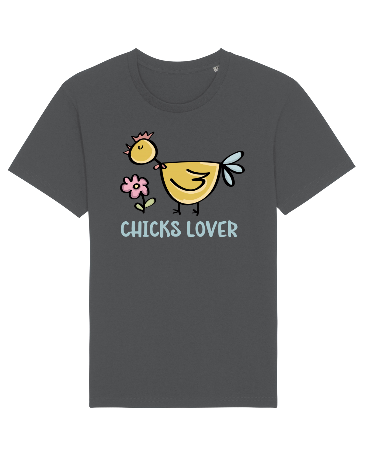 Tricou mânecă scurtă Unisex Rocker Anthracite