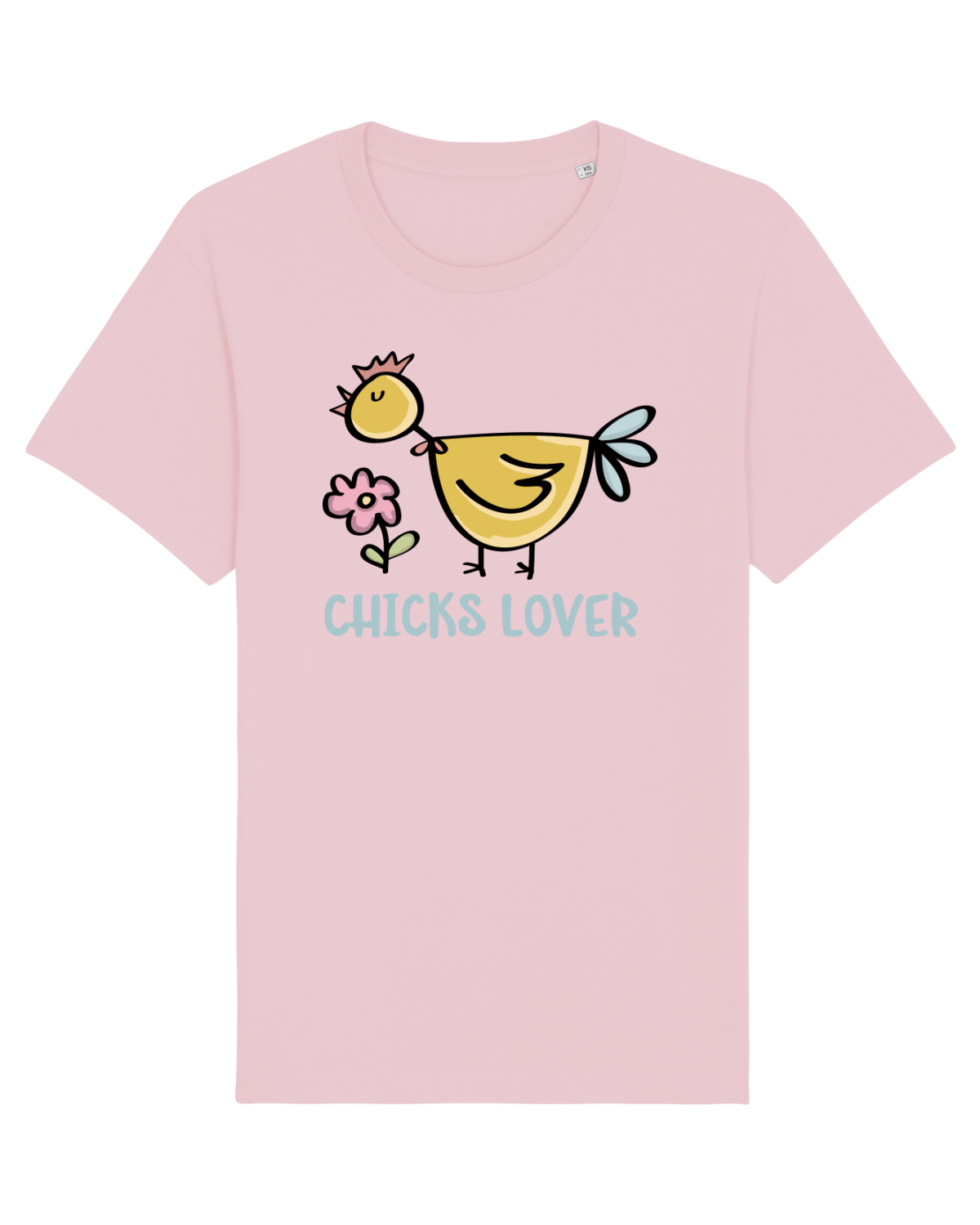 Tricou mânecă scurtă Unisex Rocker Cotton Pink