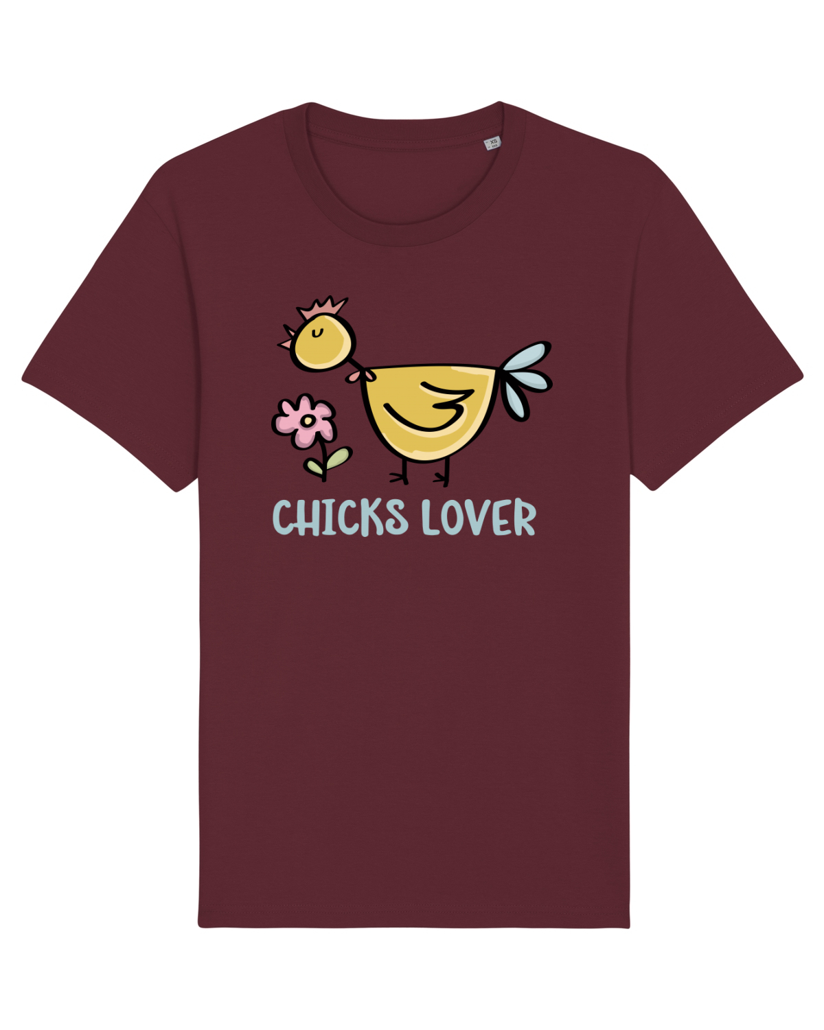 Tricou mânecă scurtă Unisex Rocker Burgundy