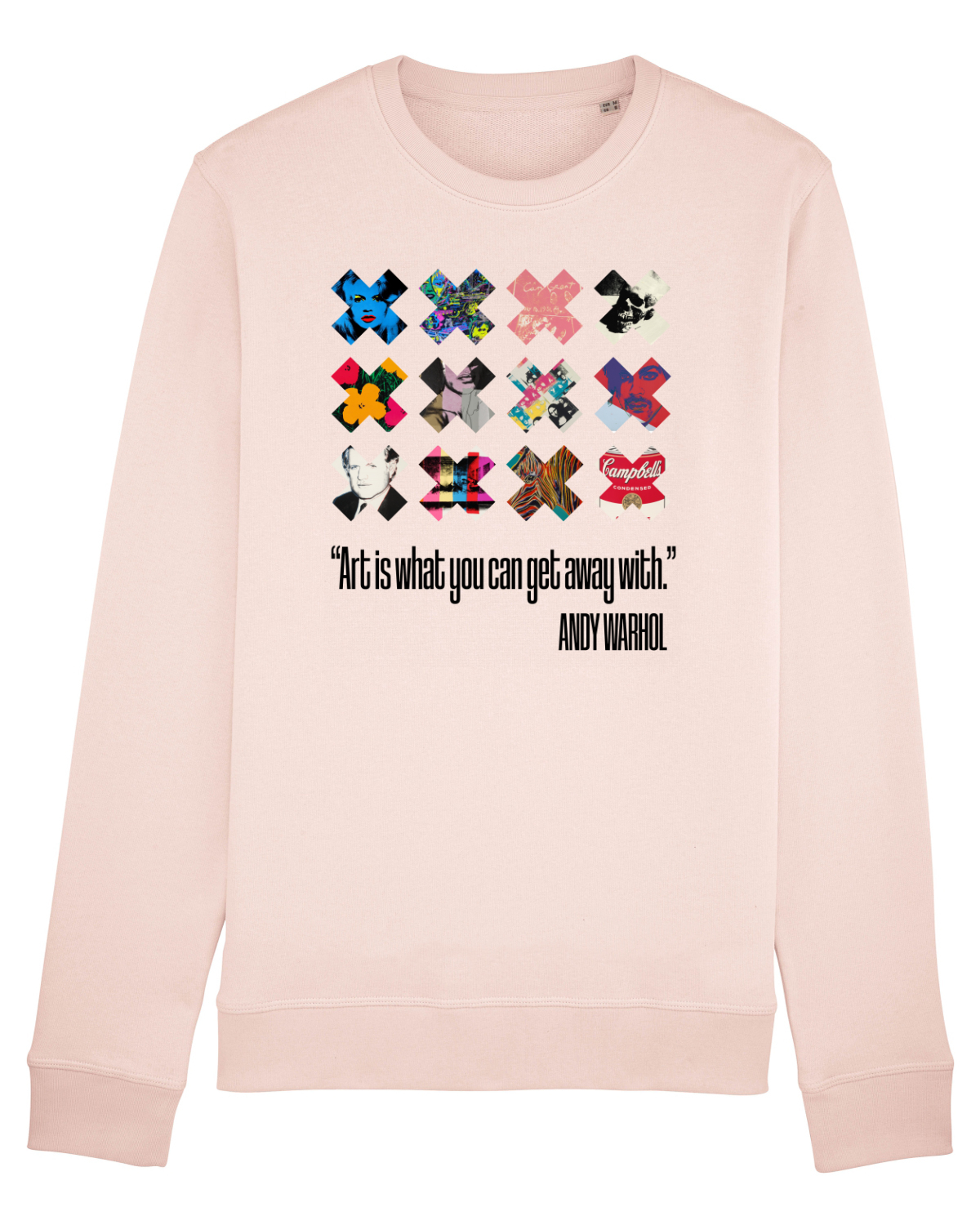 Bluză mânecă lungă Unisex Rise Candy Pink