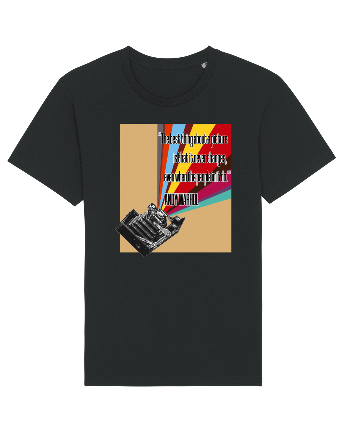 Tricou mânecă scurtă Unisex Rocker Black
