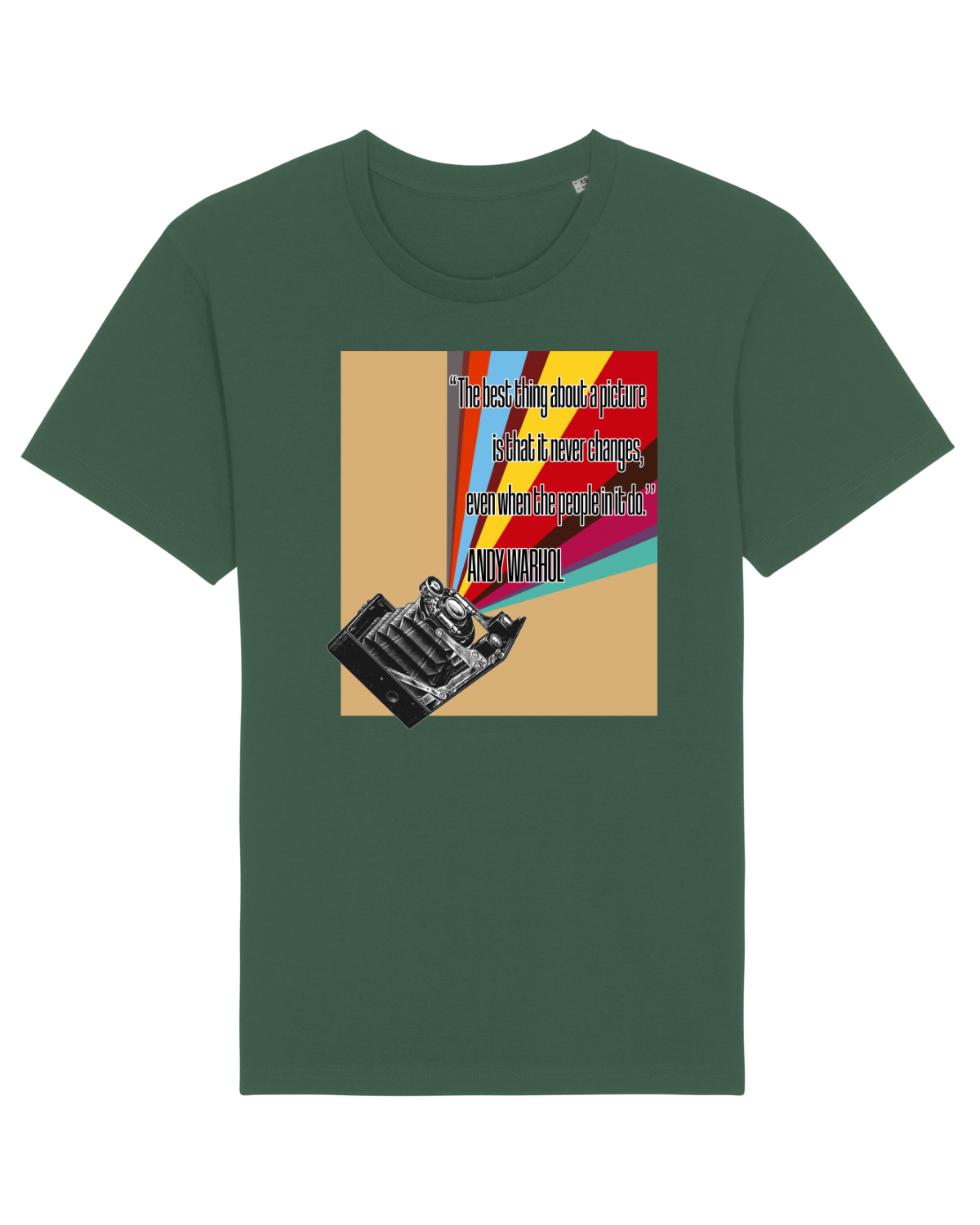 Tricou mânecă scurtă Unisex Rocker Bottle Green