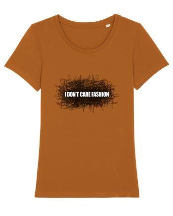 I don't care fashion Roasted Orange
