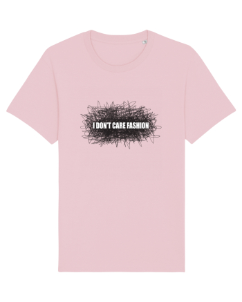 I don't care fashion Cotton Pink