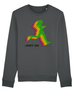 Just go black Bluză mânecă lungă Unisex Rise