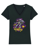 Galaxy Ride Tricou mânecă scurtă guler V Damă Evoker