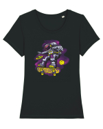 Galaxy Ride Tricou mânecă scurtă guler larg fitted Damă Expresser