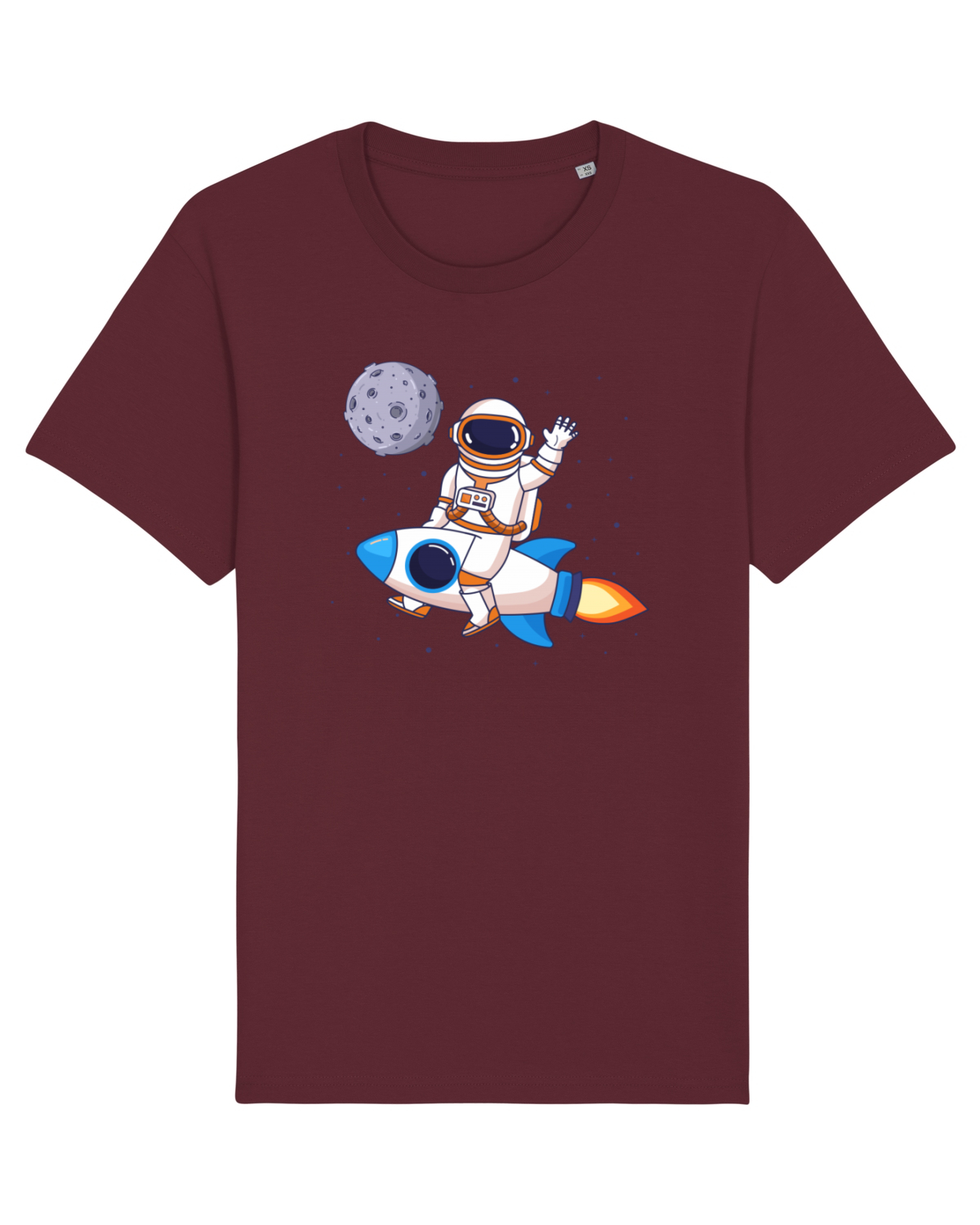 Tricou mânecă scurtă Unisex Rocker Burgundy