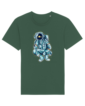 I Love Saturn Bottle Green
