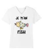 Tricou cu atitudine Tricou mânecă scurtă guler V Bărbat Presenter