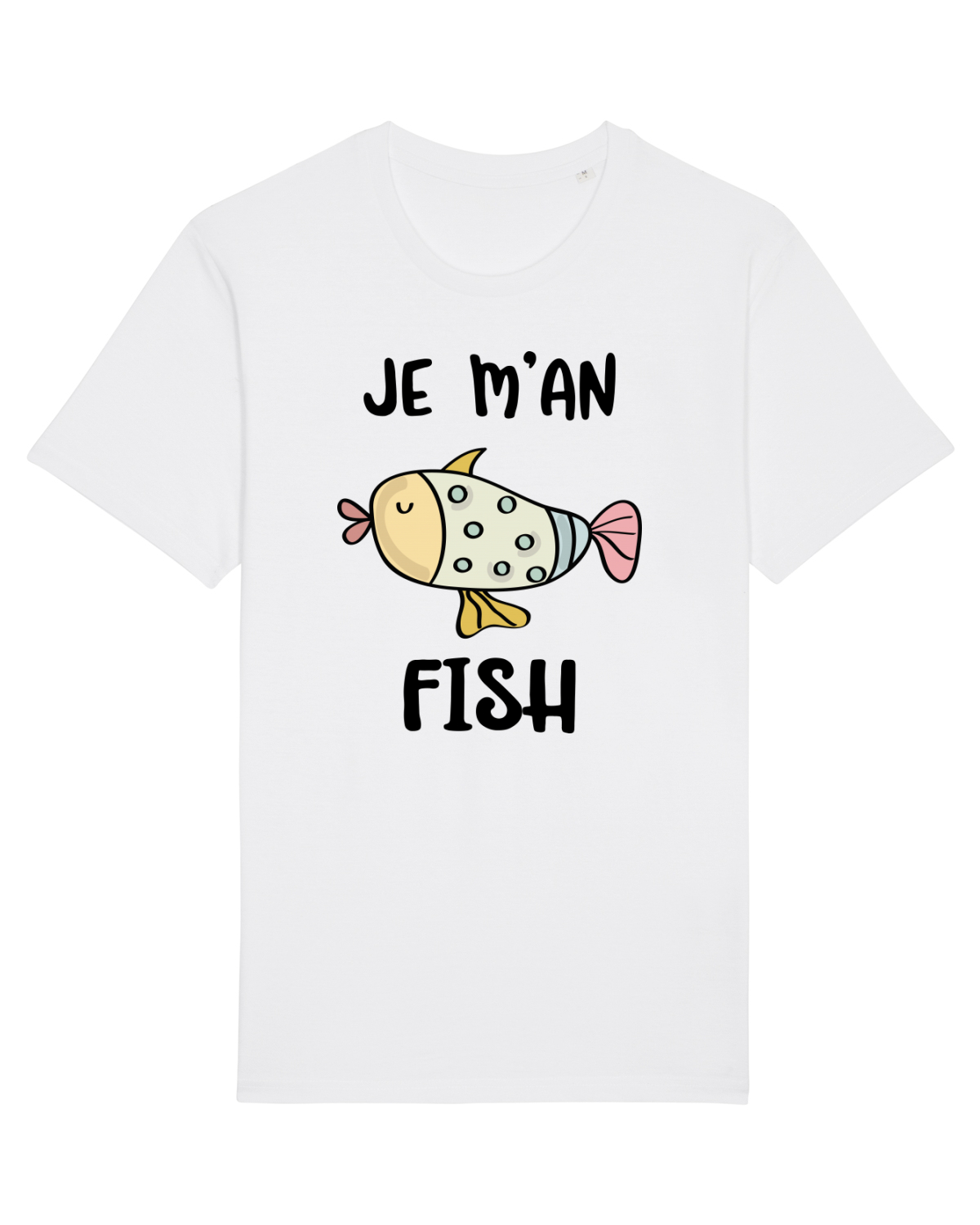 Tricou mânecă scurtă Unisex Rocker White