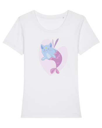 Mermaid Cat White