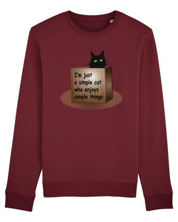 Box Cat Burgundy