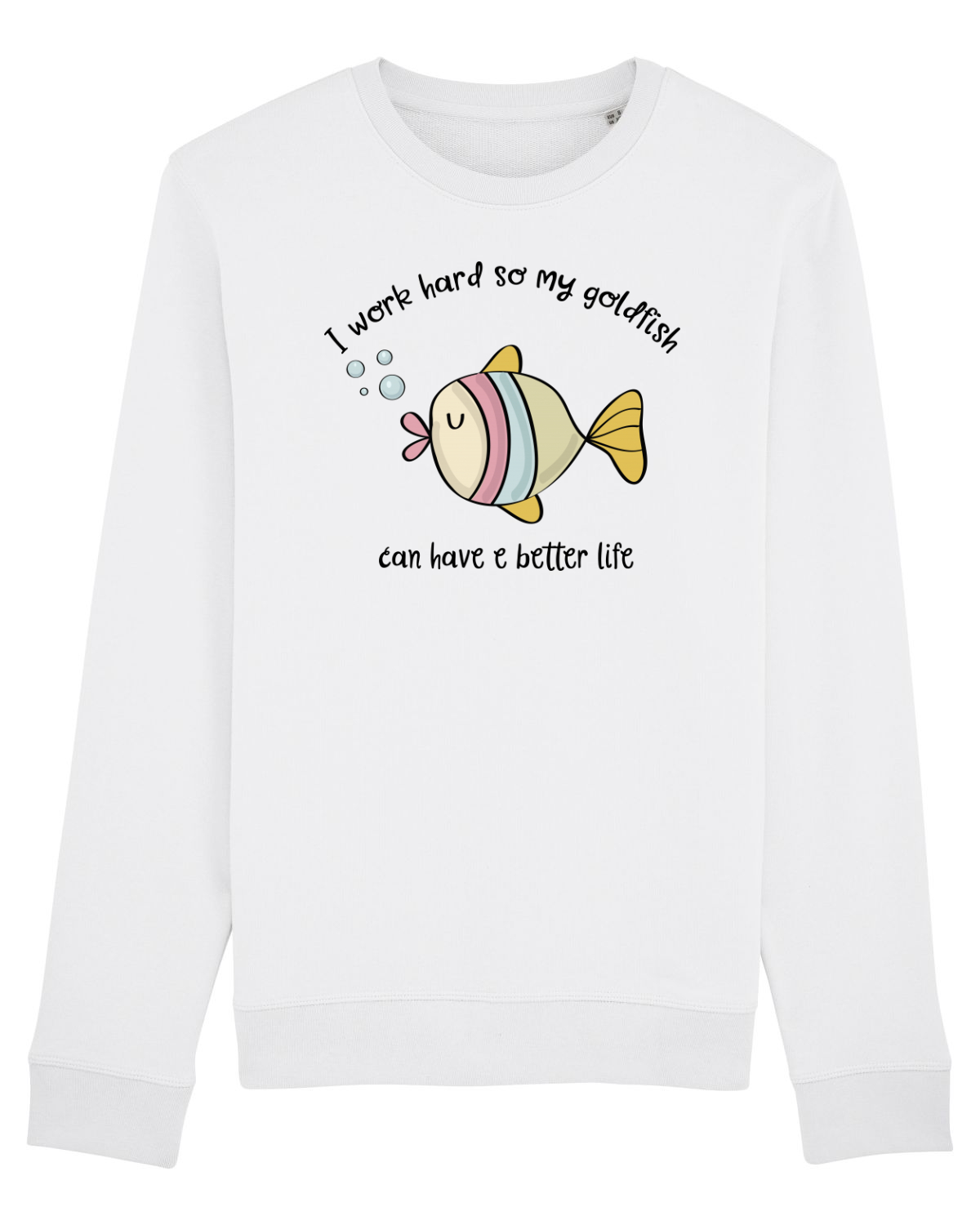 Bluză mânecă lungă Unisex Rise White