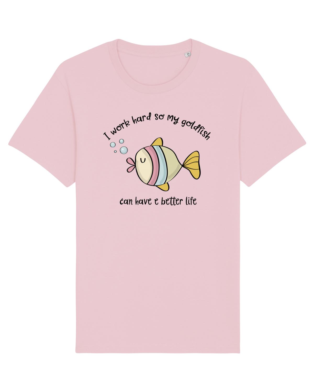 Tricou mânecă scurtă Unisex Rocker Cotton Pink